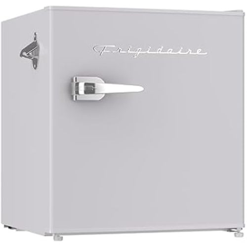 Frigidaire EFR176 1.6 cu. ft. Retro Bar Fridge with Side Bottle Opener (Moonbeam)