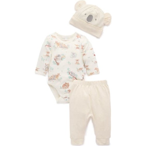 3 Piece Australiana Set with Hat, 0-3M