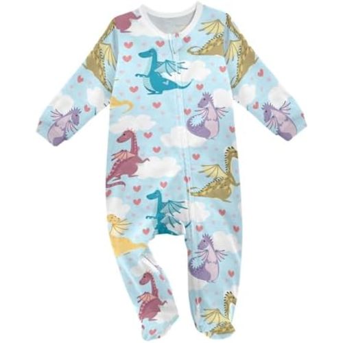 vvfelixl Halloween Pumpkins Orange Lantern Baby Sleepers For Girl Boys Newborn Baby Play One-Piece Footies For 0-24 Months