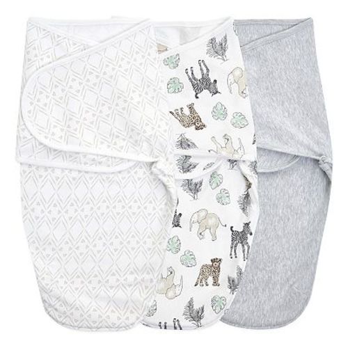 aden + anais essentials 3-pk Cotton Wrap Swaddles