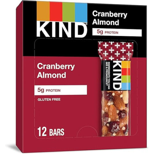 KIND  Nut Bars—Cranberry Almond (12 Count)