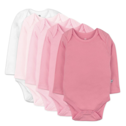 5-Pack Organic Cotton Long Sleeve Bodysuits | Honest Baby Clothing