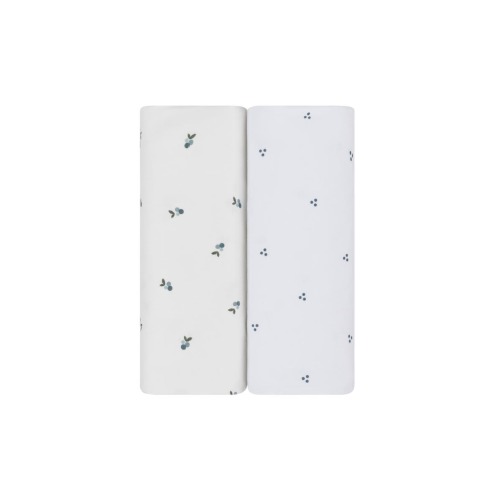 Baby Fitted Waterproof Pack N Play | Mini Portable Crib Sheet Set 2 Packs