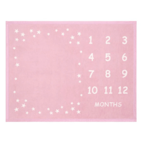 Milestone Mini Blush Blanket