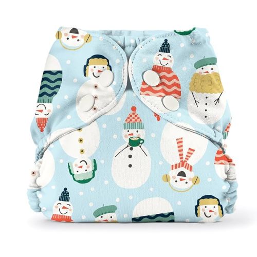 cover diaper-  Snow Friends, Size 1 (7-18lbs)