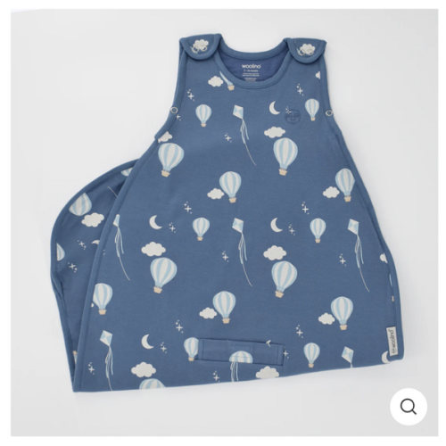 4 Season® Ultimate Baby Sleep Bag, Merino Wool & Organic Cotton, Hot Air Balloon