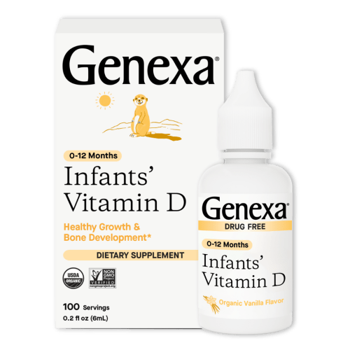 Vitamin D for Infants Organic Drops - Safe, Organic, Supplement - Genexa