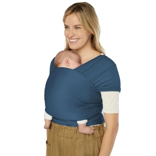 Ergobaby Carrier Wrap for Newborn Toddler, Twilight Navy