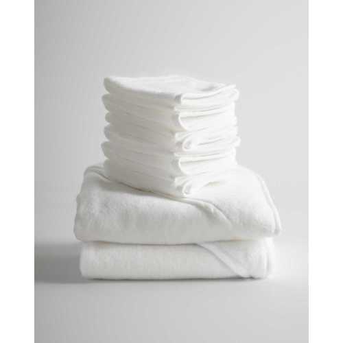 Organic Turkish Cotton Baby Bath Bundle in White