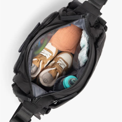 Crossbody Diaper Bag - BLACK