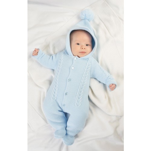 Baby Cable Knit Pramsuit