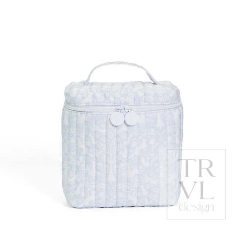 Quilted Go Go Lunch Insulated Bag - Woodland Blue