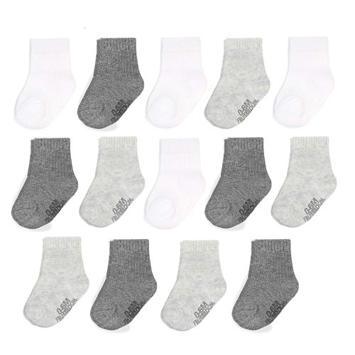 Amazon.com: Fruit of the Loom Baby 14-Pack Grow & Fit Flex Zones Cotton Stretch Socks - Unisex, Girls, Boys (0-6 Months, Grey) : Fruit of the Loom: Clothing, Shoes & Jewelry