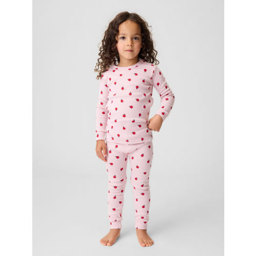 Baby & Toddler Organic Brushed Cotton Apple PJ Set