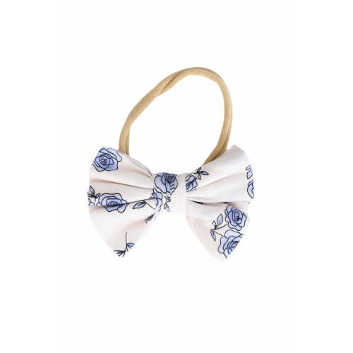 Sapphire Garden Knit Bow Headband