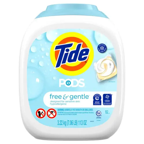 Tide Pods Laundry Detergent Pods, Free & Gentle, 152-count | Costco