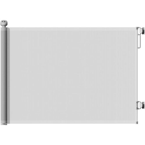 Retractable Baby Gates for Stairs Doorways Hallways, Soft Mesh Safety Retractable Dog Gate for Pet, Indoor Or Outdoor Use, Easy Installation,33.6" Tall,Expands to 55" Wide,White