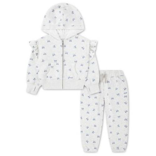 Toddler Girls' 2T-5T Full-Zip Hoodie and Pant, 2-Piece Set