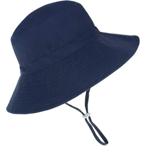Durio UPF 50+ Beach Baby Sun Hat Sun Protection Cute Wide Brim Summer Baby Boy Bucket Hats Toddler Sun Hats for Girl