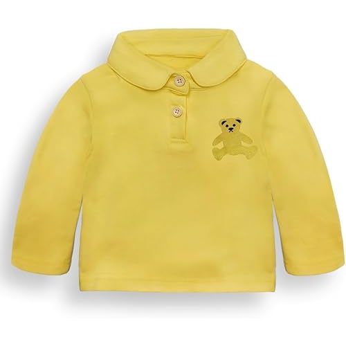Baby Toddler Cute Long Sleeve Polo Shirt Top