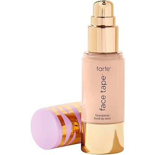 tarte face tape foundation – Full-Coverage Matte Finish Foundation with Snow Mushroom & Hyaluronic Acid for Hydration, Waterproof, Vegan & Cruelty-Free