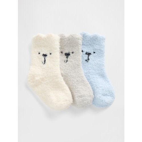 Baby Cozy Bear Socks (3-Pack)