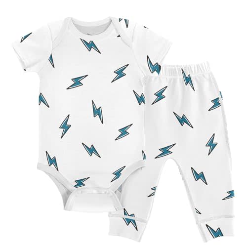 KICPOAY Baby Clothes Set Infant Bodysuits Pants Sets 0-24M For Boys Girls