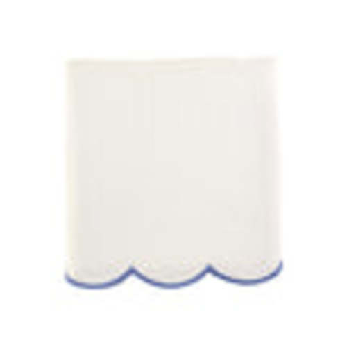 Scallop Crib Skirt in French Blue | Caitlin Wilson