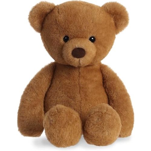 Aurora® Snuggly Softie Bear™ Stuffed Animal - Comforting Companions for Imaginative Play - Perfect for Kids, Adults, Birthdays, and Anniversaries - Brown 10.5 Inches