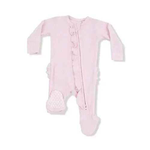 2 Way Ruffle Zipper Footie – Angel Dear