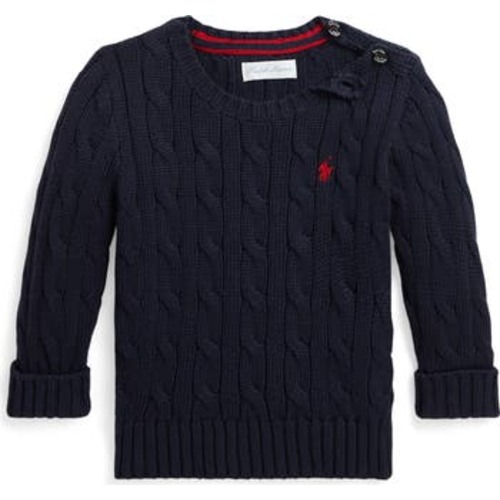 Cotton Cable Crewneck Sweater