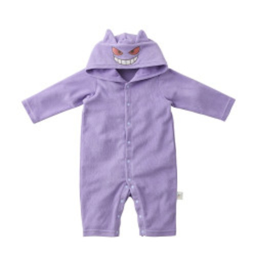 Baby Overall with Hood & Pouch Set Gengar Pokémon - Meccha Japan