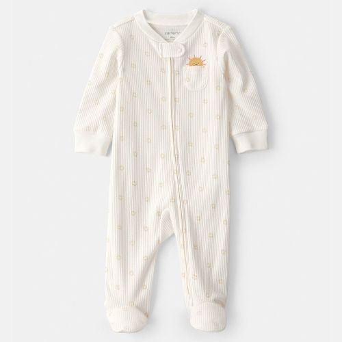 Baby Carter's 2-Way Zip Sleep & Play Pajamas with Sun Design