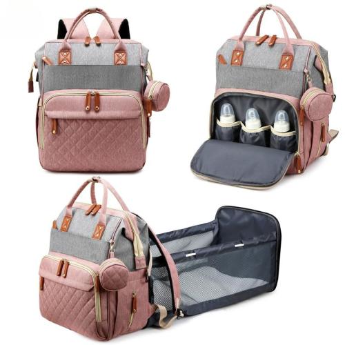 New mommy bag large capacity portable can hang baby stroller - TikTok Shop
