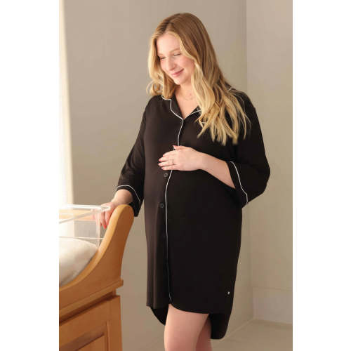 Labor & Delivery Nightgown | Black