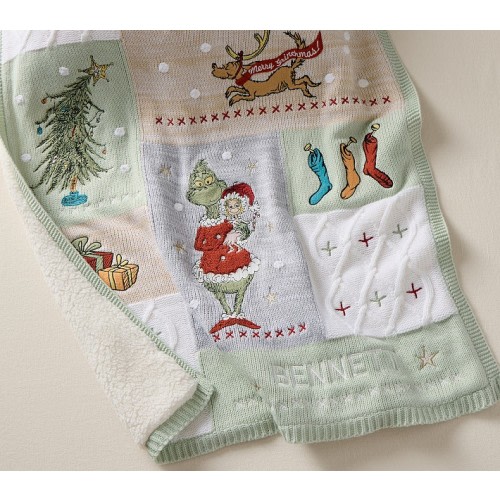 Dr. Seuss's The Grinch™ Holiday Heirloom Baby Blanket