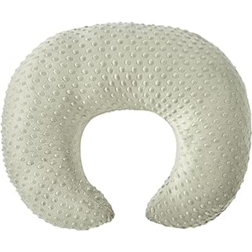 ESEN Plus Size Nursing Pillow and Body Positioner for Breast Feeding and Bottle Feeding, Ultra Soft Baby Breastfeeding Pillows with Removable Nursing Pillow Cover for Mom and Baby (Brown)