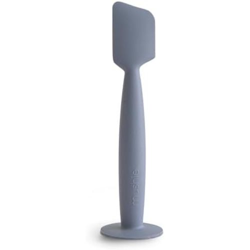 mushie Diaper Cream Applicator Soft Silicone with Suction Base (Tradewinds)