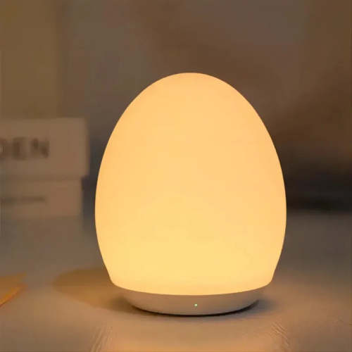 Touch Control LED Night Light with RGB Colors and Warm White, 100h Battery Life, Portable Night Lamp for Baby's Room