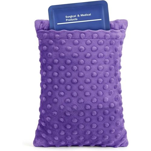 Hysterectomy Recovery Must-Haves Pillow with Hot/Cold Pack (Purple)