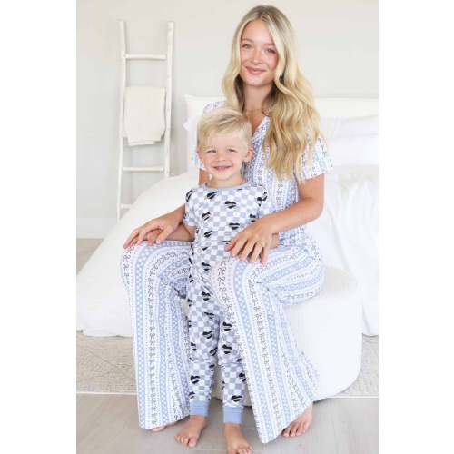 Womens Two Piece Flare Lounge Set | Bow Mama