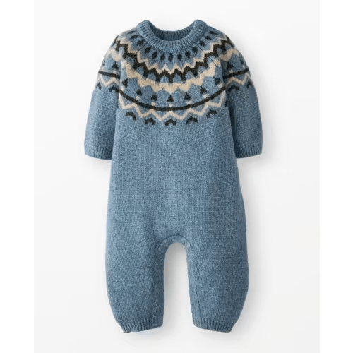 Baby Holiday Fair Isle Sweater Romper | Hanna Andersson