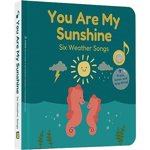 Amazon.com: Cali's Books You are My Sunshine Nursery Rhymes | Sound Book for Toddlers 1-3 | Musical Book for Toddlers 1-3 | Books for 1 Year Old | Interactive Baby Learning Toy. : Toys & Games