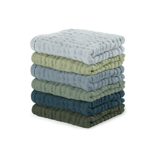 Muslin Washcloths - Pack of 6