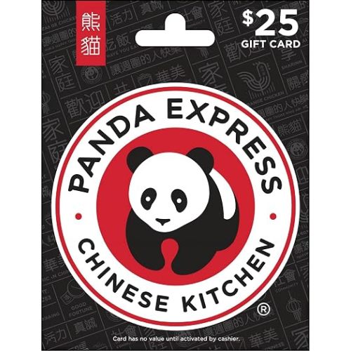 Panda Express Physical Gift Card - $25