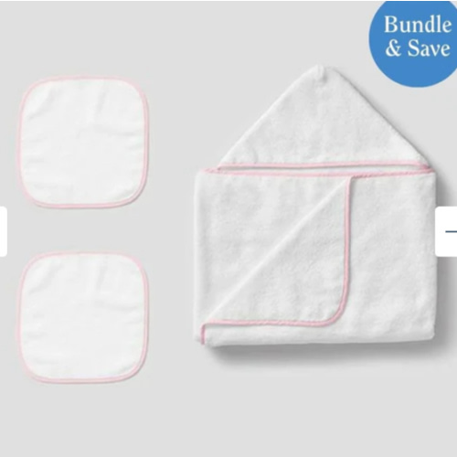Weezie Towels Kids' Hooded Towel 3 Piece Set