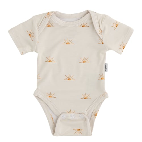 Bamboo Short Sleeve Bodysuits - Prints