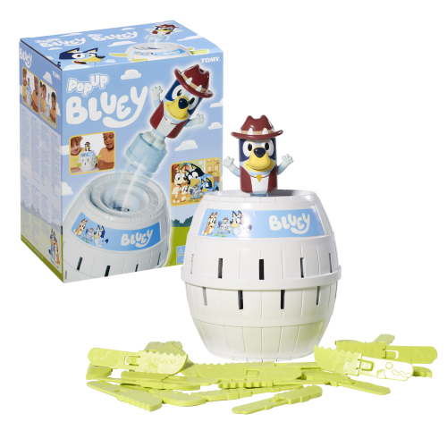 Bluey, Kids Board Game, Pop Up Bluey, 2-4 Players Ages 4+