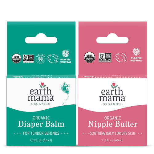 Organic Diaper Balm + Organic Nipple Butter BFF Bundle