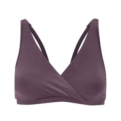 Women's Cross Front Bralette in Midnight | Kyte Baby